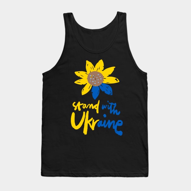 Stand With Ukraine Tank Top by Hunter_c4 "Click here to uncover more designs"